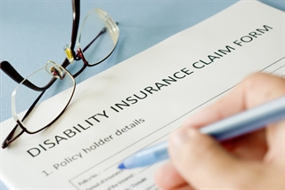 Disability insurance claim form