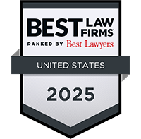 Best Lawyers Best Law Firm 2023 Award Logo from US News & World Report