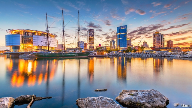 Lake Michigan in Milwaukee, WI 