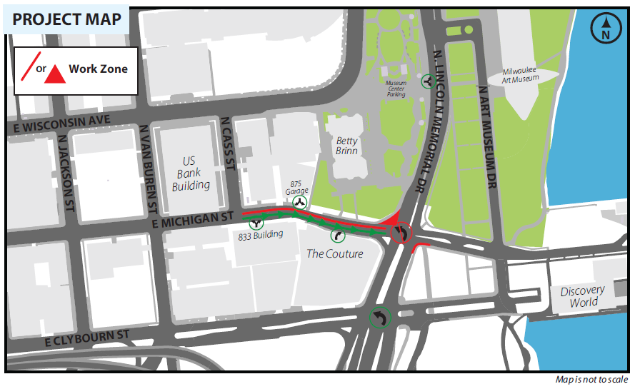 2025 Michigan Street Construction Map